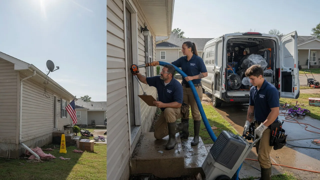 Ceiling Water Damage Restoration in Cutler, IL near me